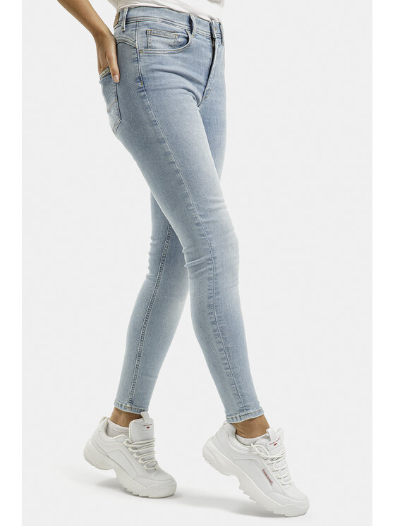 Cross Jeans Cross Jeans Jeansy P 429-173 Niebieski Super Skinny Fit