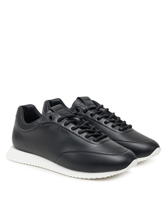 Calvin Klein Calvin Klein Tenisice Runner Lace Up - Lth HW0HW02396 Crna