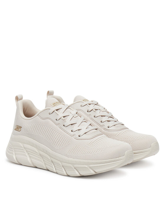 Skechers Skechers Sneakersy Bobs B Flex Hi-Flying Hi 117385/OFWT Biały