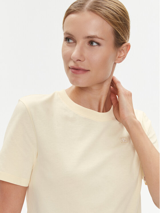 Calvin Klein Jeans Calvin Klein Jeans T-Shirt J20J223226 Gelb Regular Fit