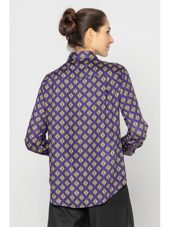 Deni Cler Milano Deni Cler Milano Koszula W-DC-1464-D5-J3-66-1 Kolorowy Regular Fit