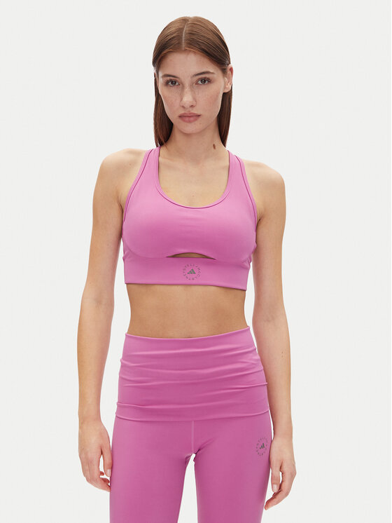 adidas by Stella McCartney adidas by Stella McCartney Sporta krūšturis Stella McCartney TrueStrength JJ1639 Rozā Slim Fit