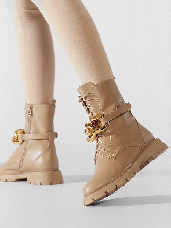 Eva Minge Eva Minge Schnürschuhe EM-44-12-001522 Beige