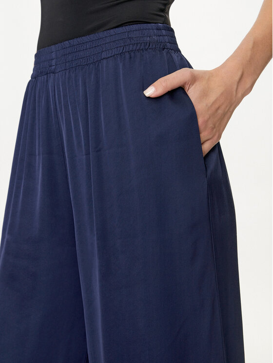 ViCOLO ViCOLO Auduma bikses TB0034 Tumši zils Relaxed Fit