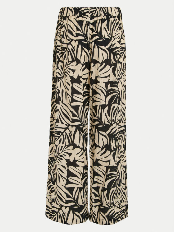Vila Vila Stoffhose Anu 14108517 Schwarz Wide Leg