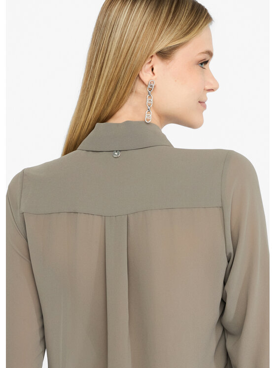 Liu Jo Liu Jo Camicia CF5302TS869X0707 Verde Regular Fit