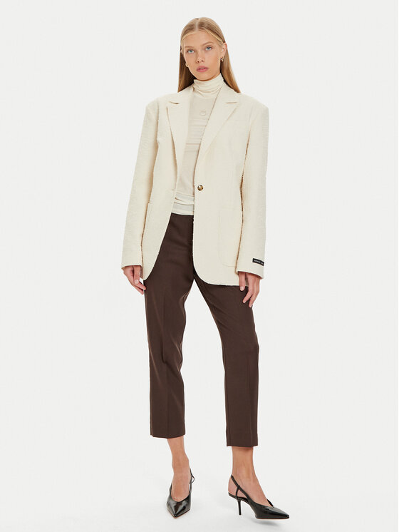 Marella Marella Pantaloni chino Lazzara 2423136075 Marrone Slim Fit