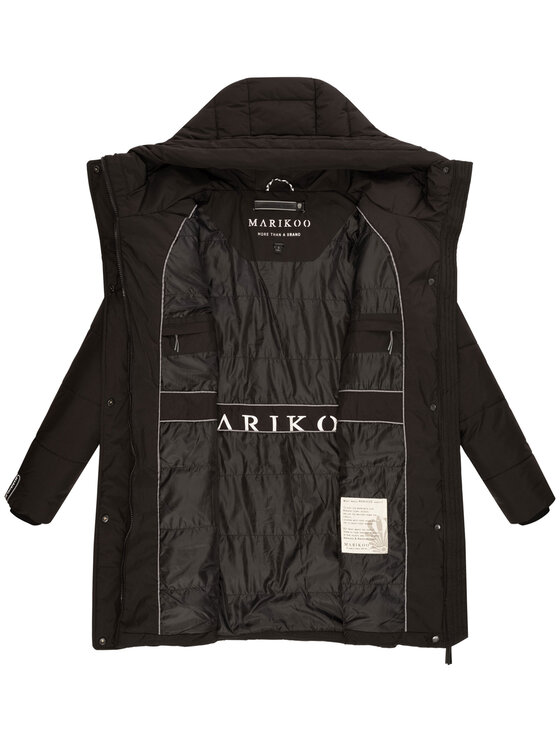 Marikoo Marikoo Kurtka zimowa Karumikoo XVI Czarny Regular Fit