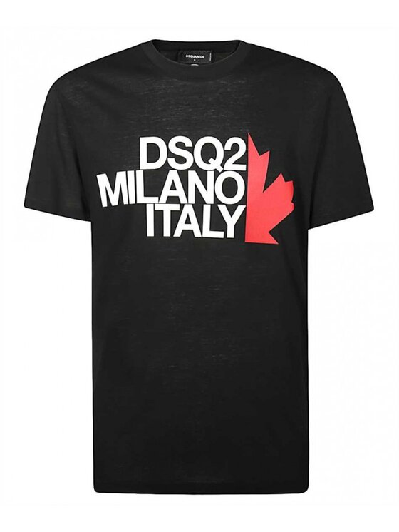 Dsquared2 S74Gd0728 S21600 900 Black T Shirt Mens