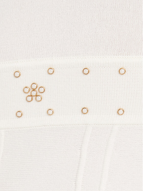 TWINSET TWINSET Φόρεμα υφασμάτινο 252TP3271 Εκρού Regular Fit