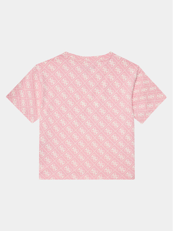 Guess Guess T-shirt J4RI06 K6YW3 Ružičasta Boxy Fit