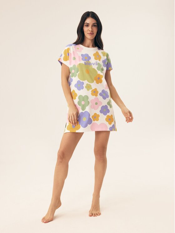 Esotiq Esotiq Koszula nocna 43073 Kolorowy Regular Fit