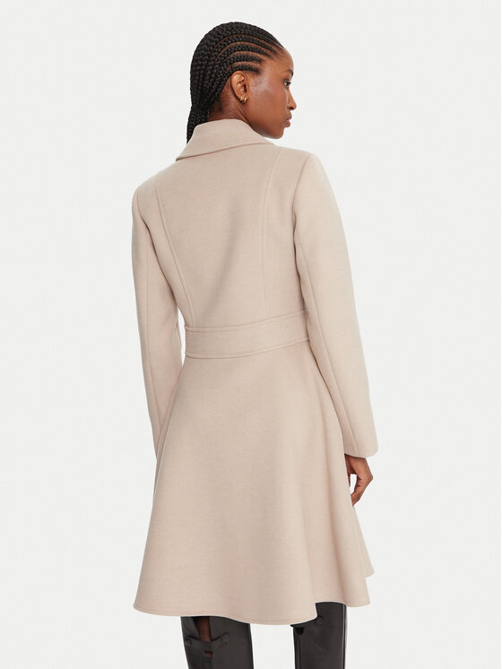 Rinascimento Rinascimento Płaszcz przejściowy CFC0126213003 Beżowy Regular Fit