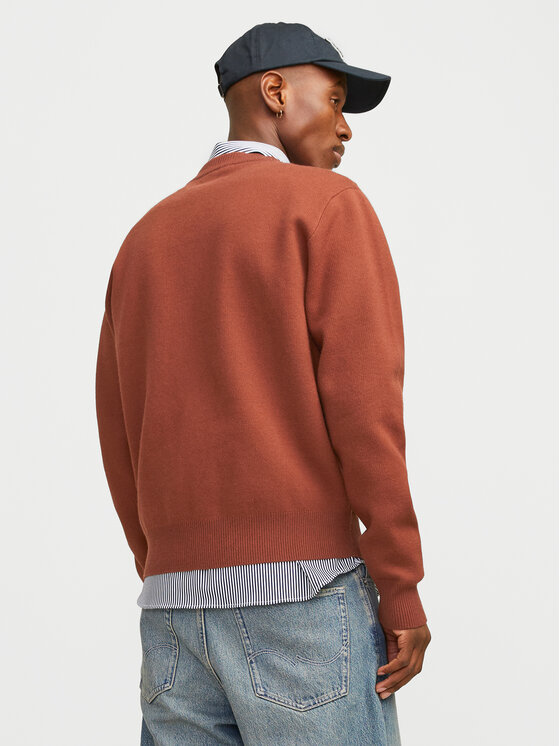 Jack&Jones Jack&Jones Sweter Vesterbro 12261852 Brązowy Loose Fit