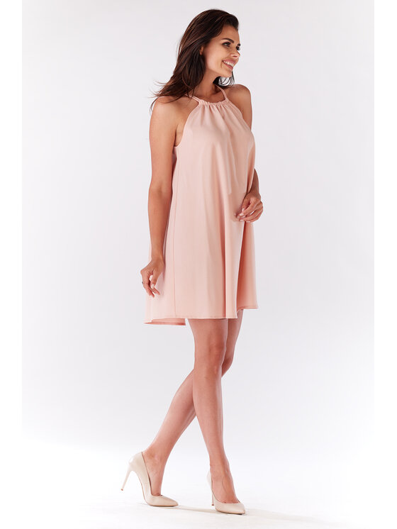Infinite You Infinite You Sukienka letnia M133 Różowy Basic Fit