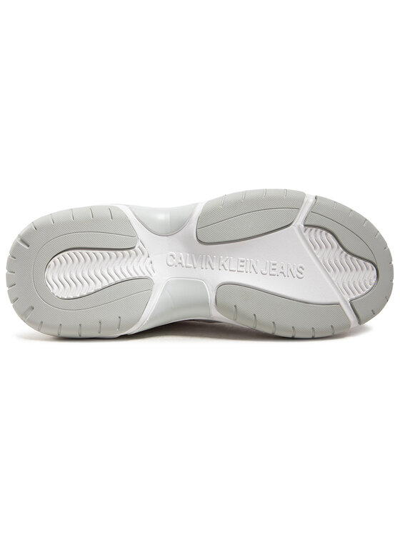 Calvin Klein Jeans Calvin Klein Jeans Αθλητικά Chunky Sole Sock Laceup Pu-Ny YW0YW00090 Λευκό