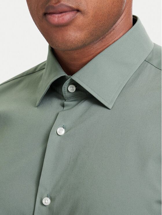BOSS BOSS Košile 50473265 Světle zelená Regular Fit