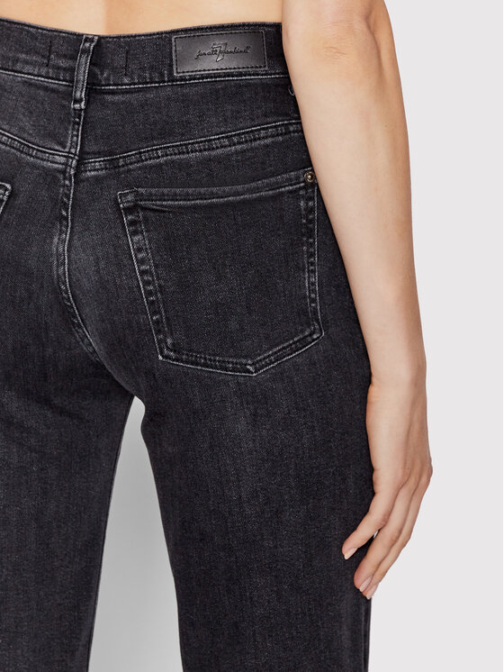7 For All Mankind 7 For All Mankind Traperice Malia JSA7C320LB Crna Relaxed Fit