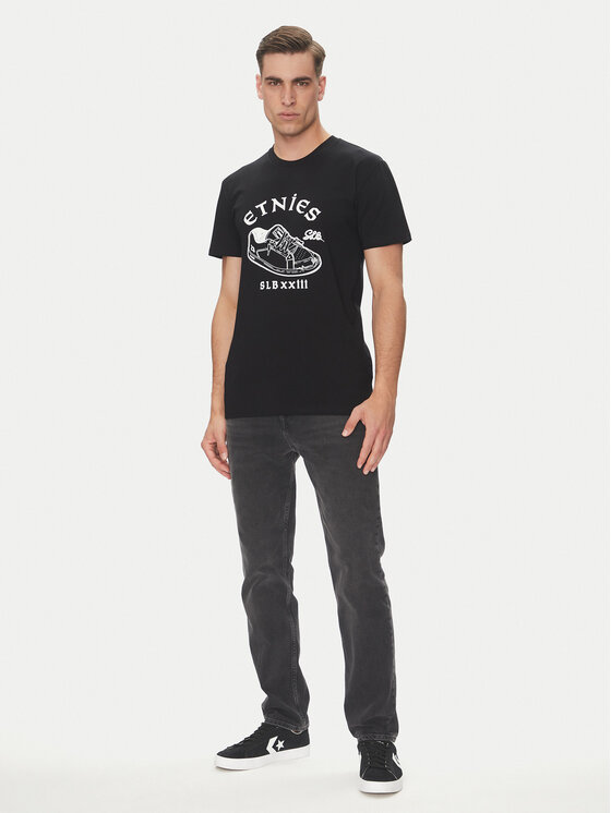 Etnies Etnies T-Shirt Slb 4130003757 Czarny Regular Fit