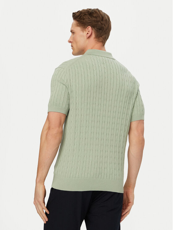 Tommy Hilfiger Tommy Hilfiger Polokošeľa MW0MW42788 Svetlo zelená Regular Fit