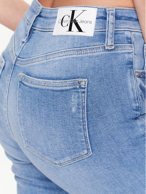 Calvin Klein Jeans Calvin Klein Jeans Traperice J20J220853 Plava Skinny Fit