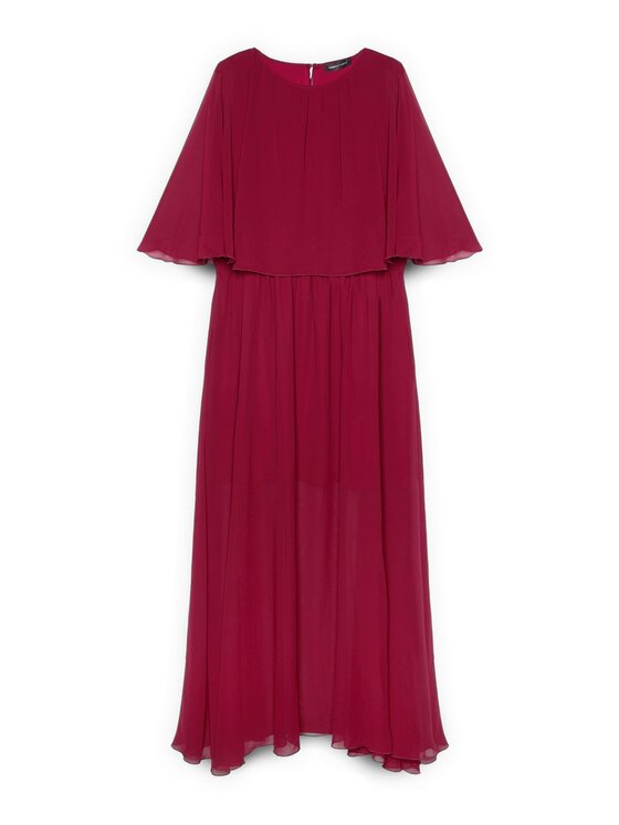 Fiorella Rubino Fiorella Rubino Sukienka wieczorowa 7020T001869N036 Bordowy A-Line Fit