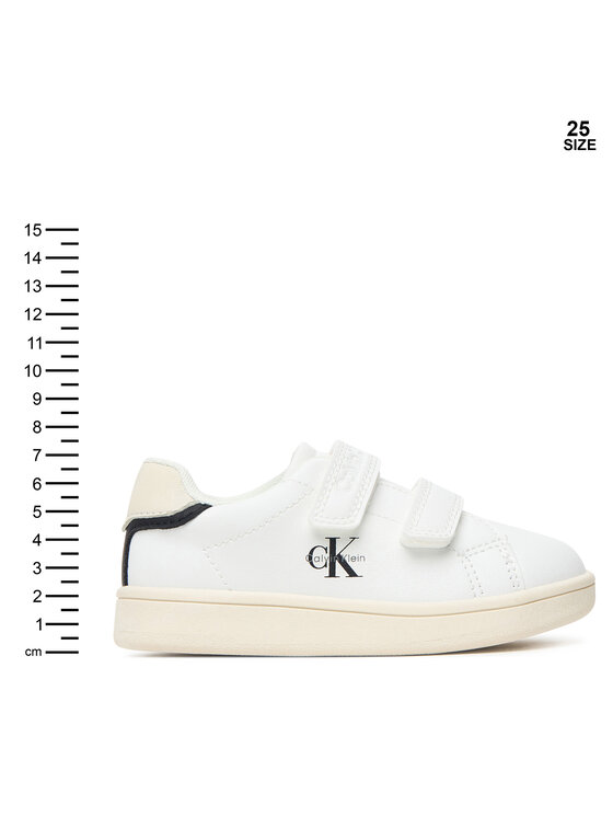 Calvin Klein Calvin Klein Сникърси Low Cut Velcro Sneaker V1X9-83440-1355 M Бял