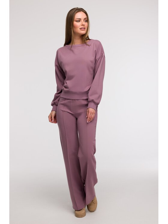 BeWear BeWear Bluza B293 Fioletowy Comfortable Fit