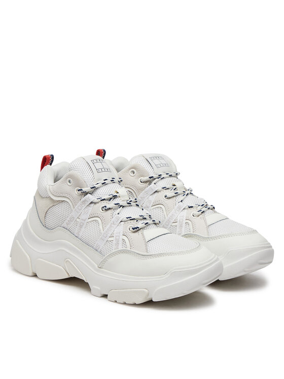 Tommy Jeans Tommy Jeans Laisvalaikio batai Tjw Hybrid Runner EN0EN02619 Balta