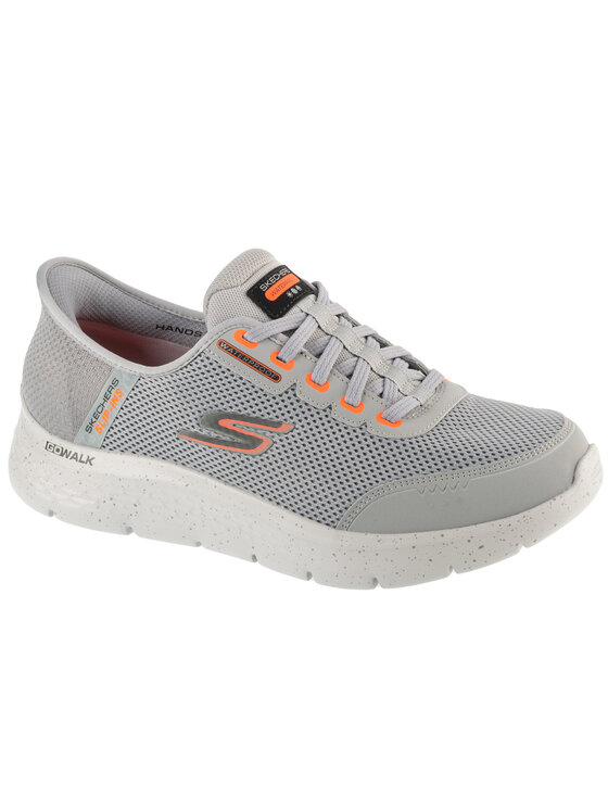 Buty do biegania, rozmiar 44.5, Szare, Skechers Slip-Ins: Go Walk Flex - Waterproof