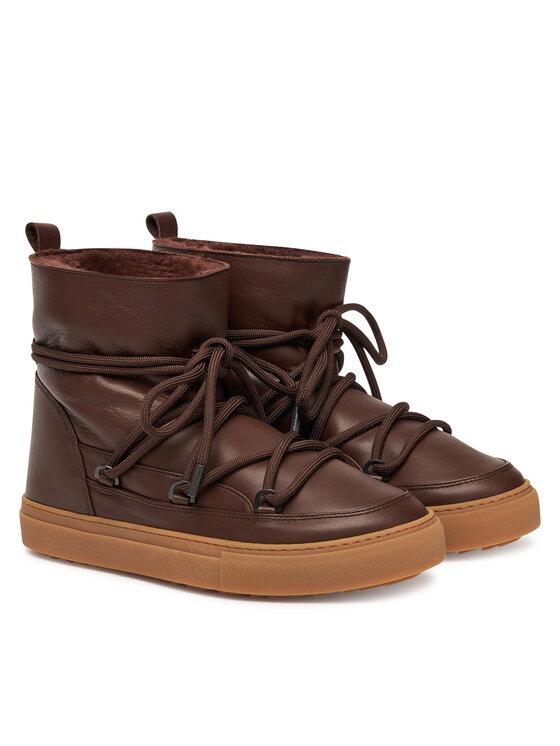Inuikii Inuikii Škornji za sneg Full Leather 2001.003.0032 Rjava