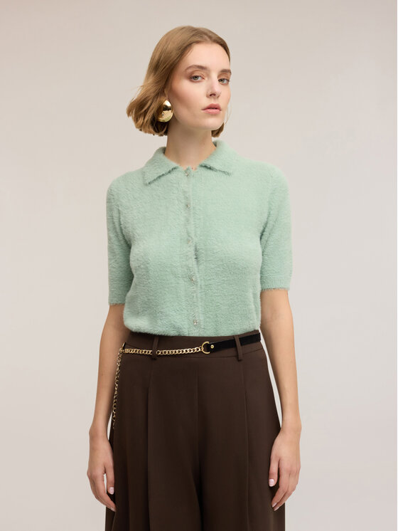 Motivi Motivi Maglione M555W203752N015 Turchese Regular Fit