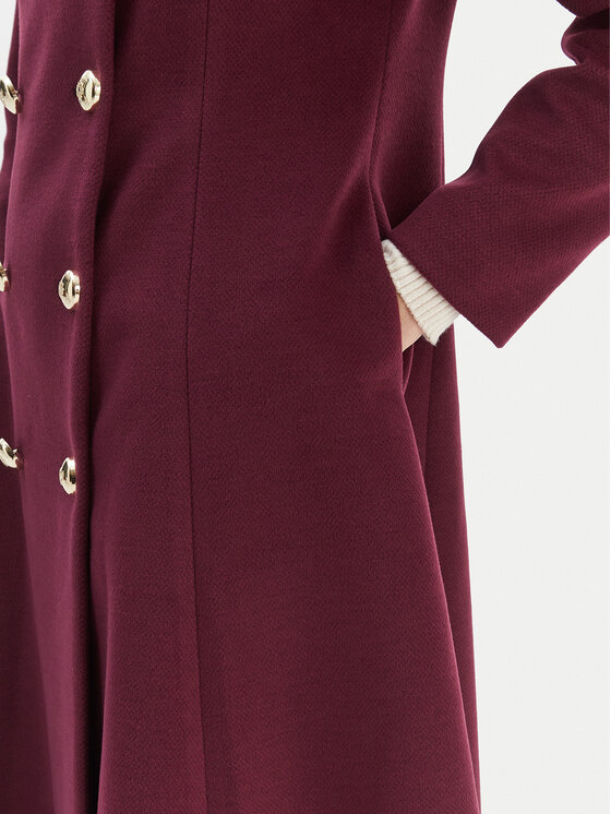 Rinascimento Rinascimento Prehodni plašč CFC0126730003 Bordo rdeča Regular Fit