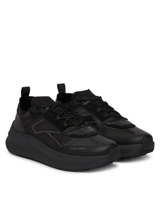 Calvin Klein Calvin Klein Sportcipők Chunky Run Laceup Stripe Ny HM0HM02160 Fekete
