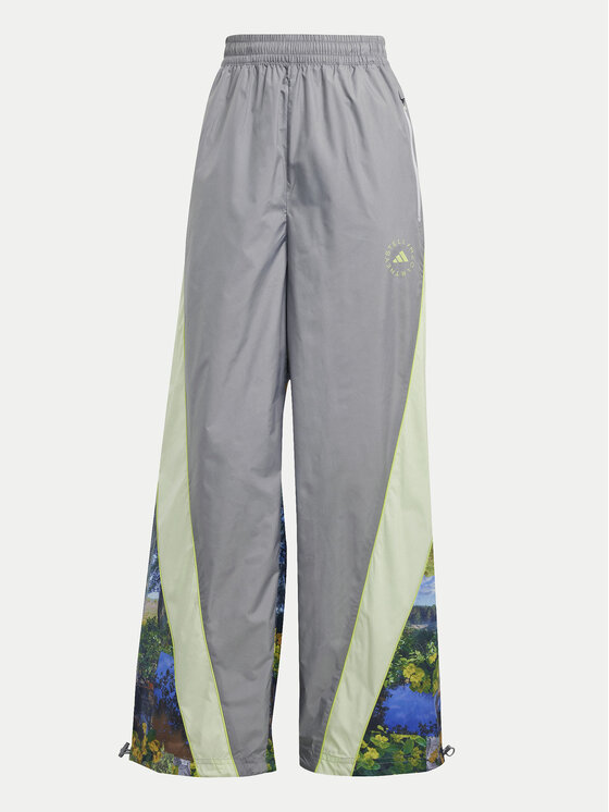 adidas by Stella McCartney adidas by Stella McCartney Teplákové nohavice Earth Collage JG5794 Sivá Loose Fit