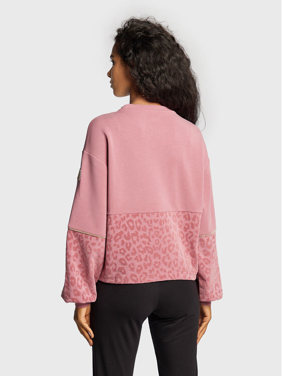 Felpa 6LTM21 TJGFZ 1438 Rosa Relaxed Fit
