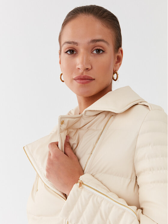 PINKO PINKO Kurtka zimowa Case 101670 A13D Beżowy Regular Fit