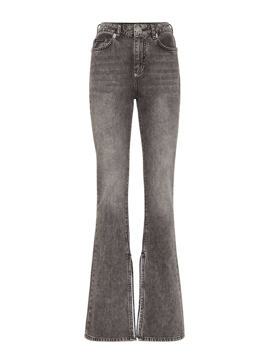 PHILIPP PLEIN PHILIPP PLEIN Jeansy 18945 Šedá Flare Fit