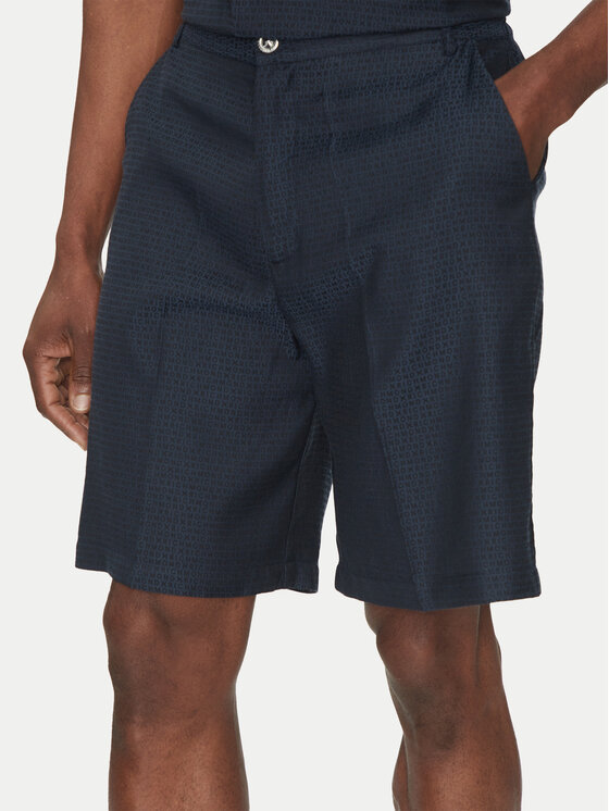 Richmond X Richmond X Σορτς υφασμάτινο UMP25060BE Σκούρο μπλε Regular Fit