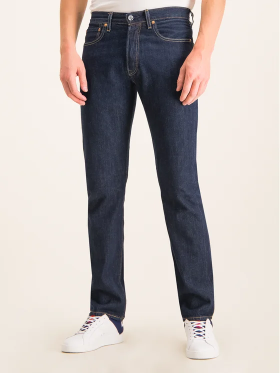 Levi's® Jeans 501® 00501-0101 Dunkelblau Original Fit