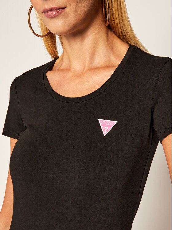 Guess Guess Тишърт Kamelia W0YI87 J1300 Черен Slim Fit