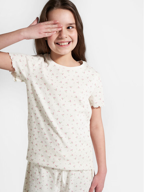 Coccodrillo Coccodrillo Pijama WC4448223PJS Écru Regular Fit