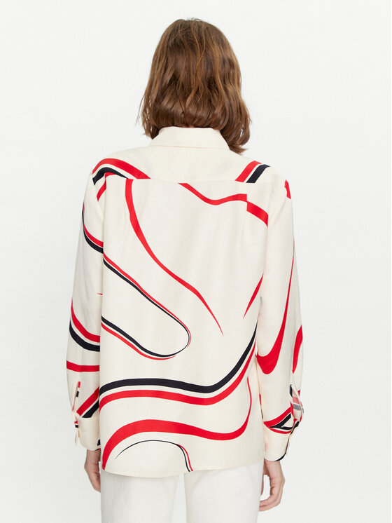 Tommy Hilfiger Tommy Hilfiger Πουκάμισο WW0WW41838 Μπεζ Relaxed Fit