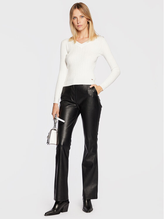 Maglione FS22WT7004K50401 Bianco Slim Fit