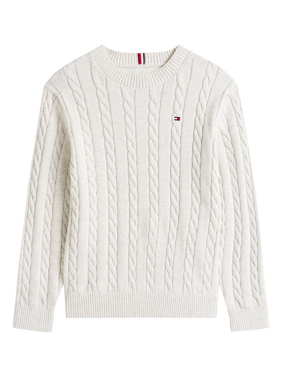 Tommy Hilfiger Tommy Hilfiger Džemper KB0KB09753 Siva Regular Fit