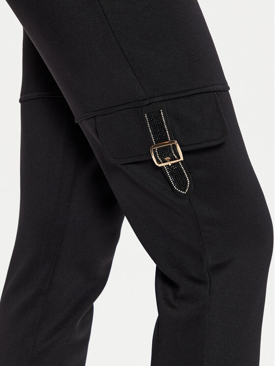 Liu Jo Sport Liu Jo Sport Chinos q-roa-33046 Fekete Regular Fit