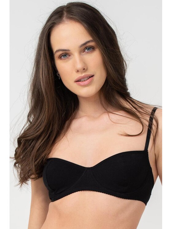 Love and Hate Love and Hate Reggiseno con ferretto Frances Nero