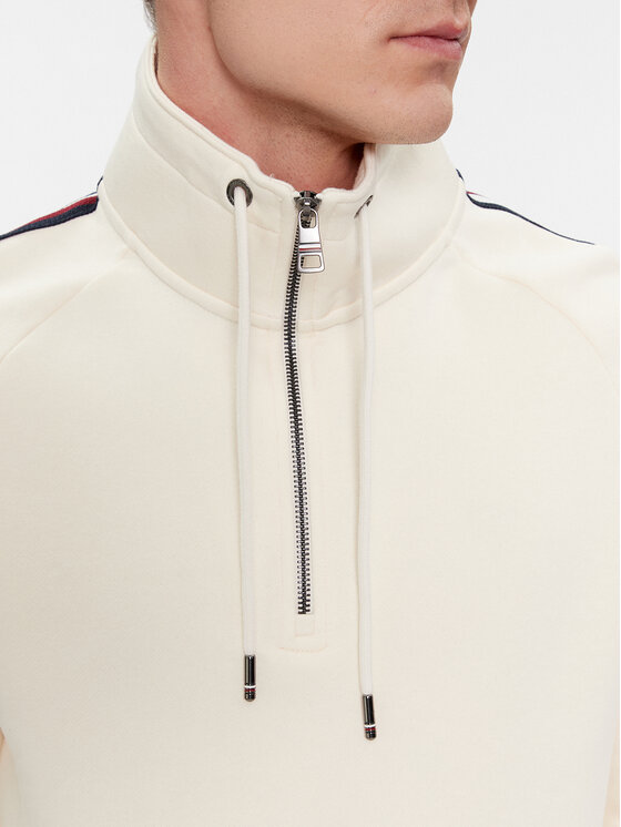 Tommy Hilfiger Tommy Hilfiger Μπλούζα Global Stripe MW0MW33661 Μπεζ Regular Fit