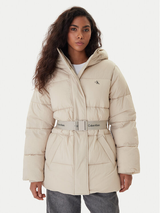 Calvin Klein Jeans Calvin Klein Jeans Зимова куртка LV047D507G Бежевий Regular Fit