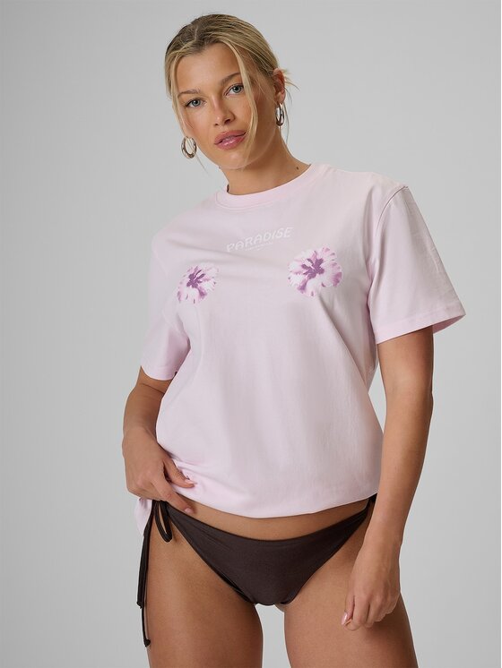 4F 4F T-Shirt 4FRSS26TTSHF3882-56S Różowy Loose Fit